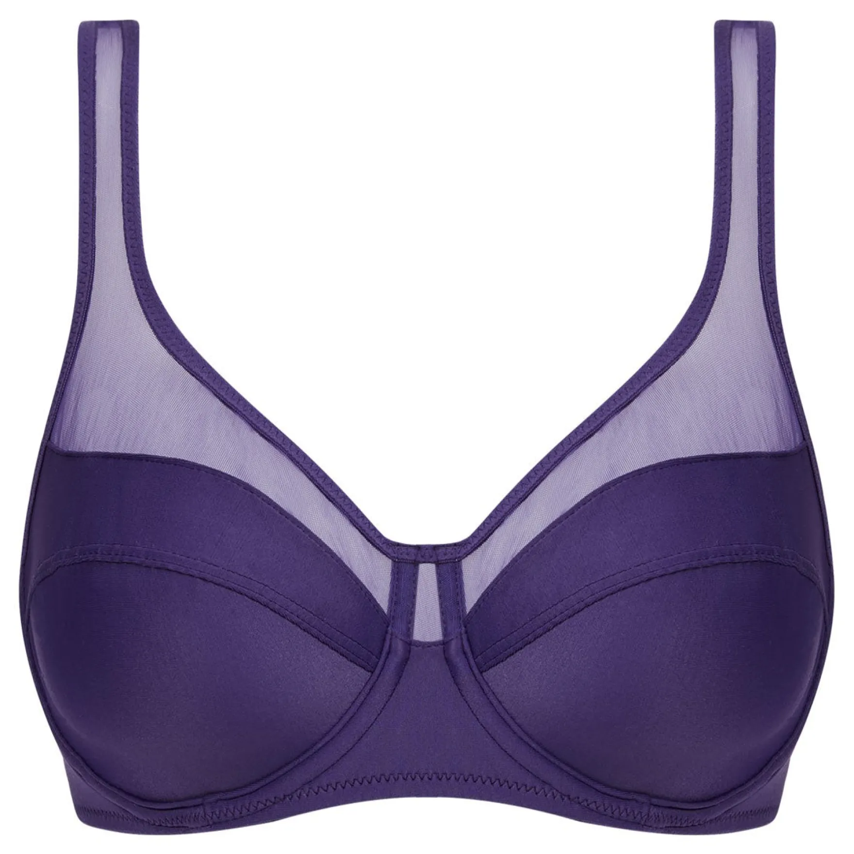 Soutien-gorge emboitant à armatures Violet Aubergine Generous Dim
