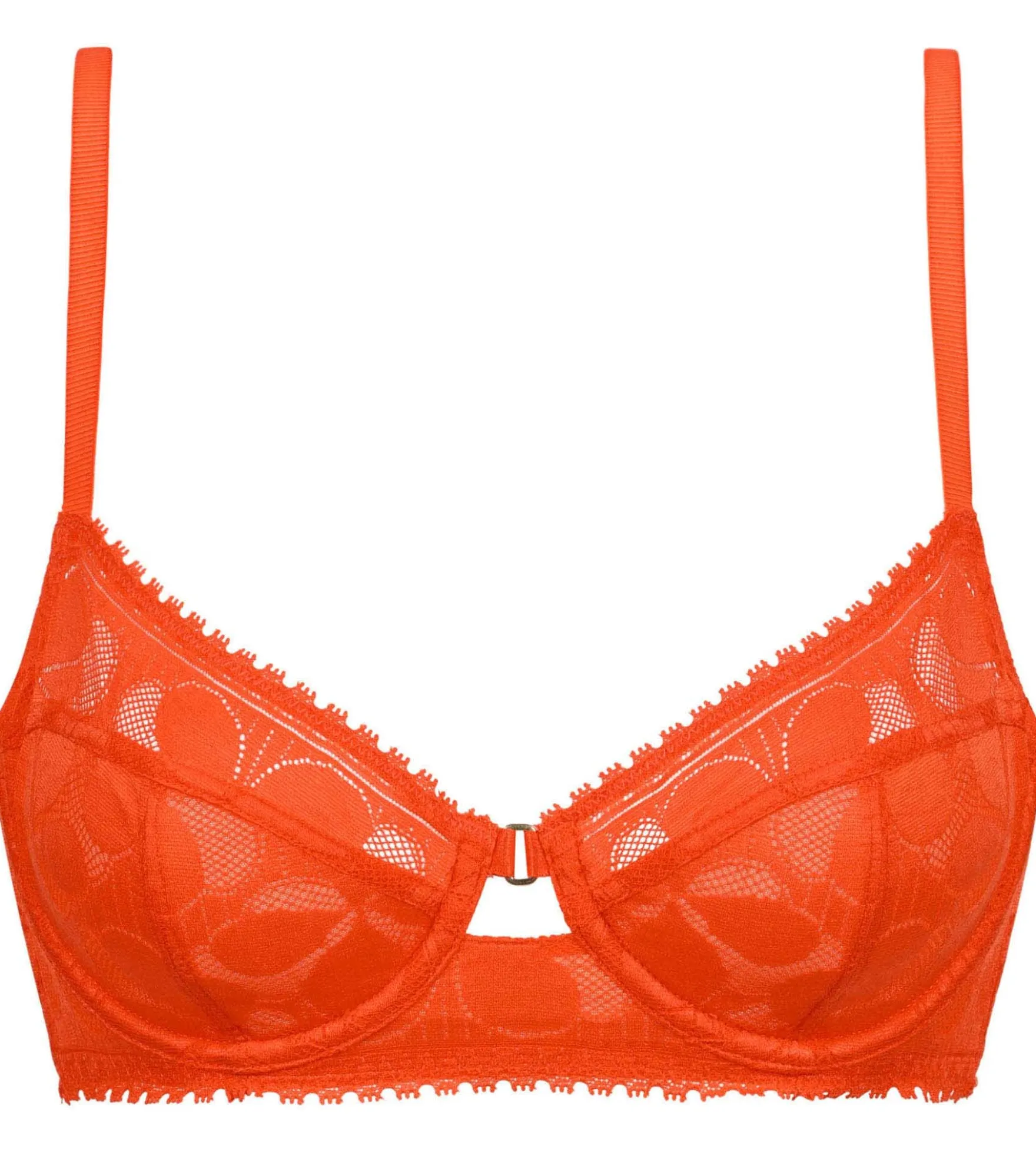 Soutien-gorge emboitant à armatures Orange Art Flowers