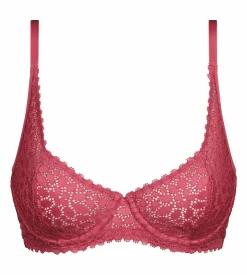 Soutien-gorge emboitant à armatures en dentelle florale Rose Daily Dentelle