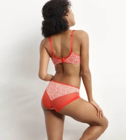 Soutien-gorge emboitant avec armatures Rouge à fleurs Generous Dim