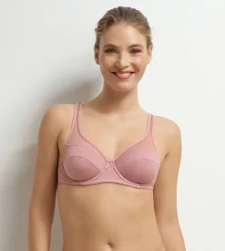 Soutien-gorge emboîtant avec armatures Rose Generous Coton Bio