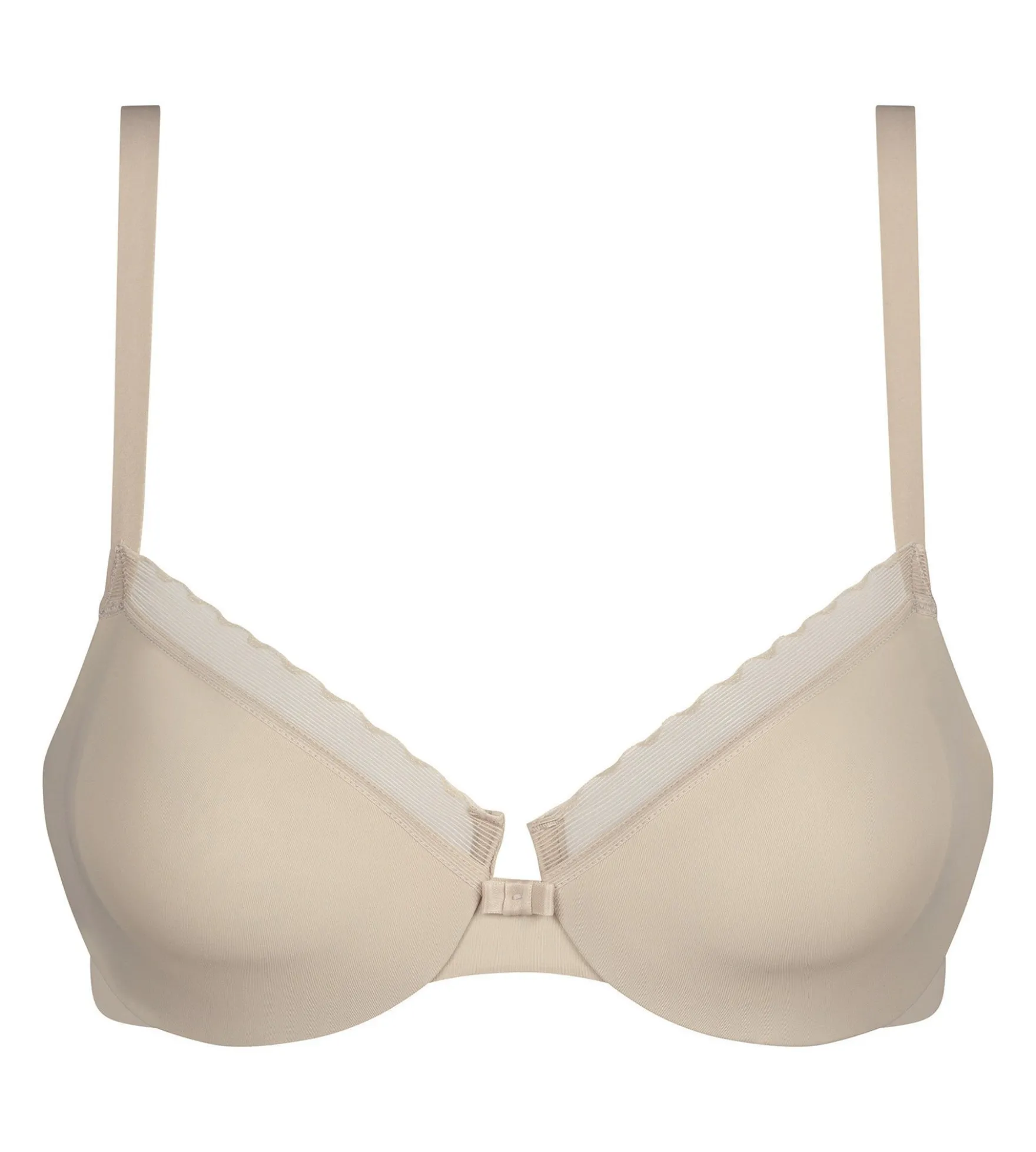 Soutien-gorge emboîtant en microfibre et tulle Nude Dim Daily Confort