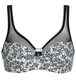 Soutien-gorge emboîtant en microfibre et tulle à palmiers Generous