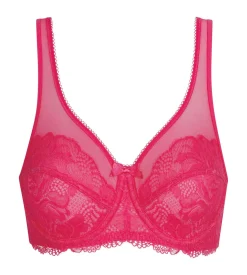 Soutien-gorge emboîtant fuchsia en dentelle Generous Essentiel