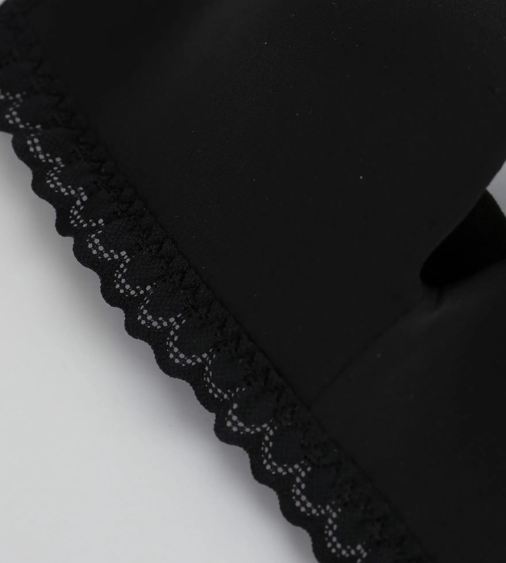 Soutien-gorge fille sans armature microfibre et dentelle Noir Daily