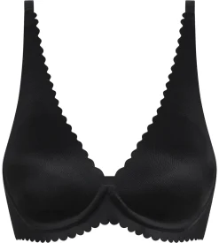 Soutien-gorge foulard à armatures en microfibre Noir Dim Body Touch