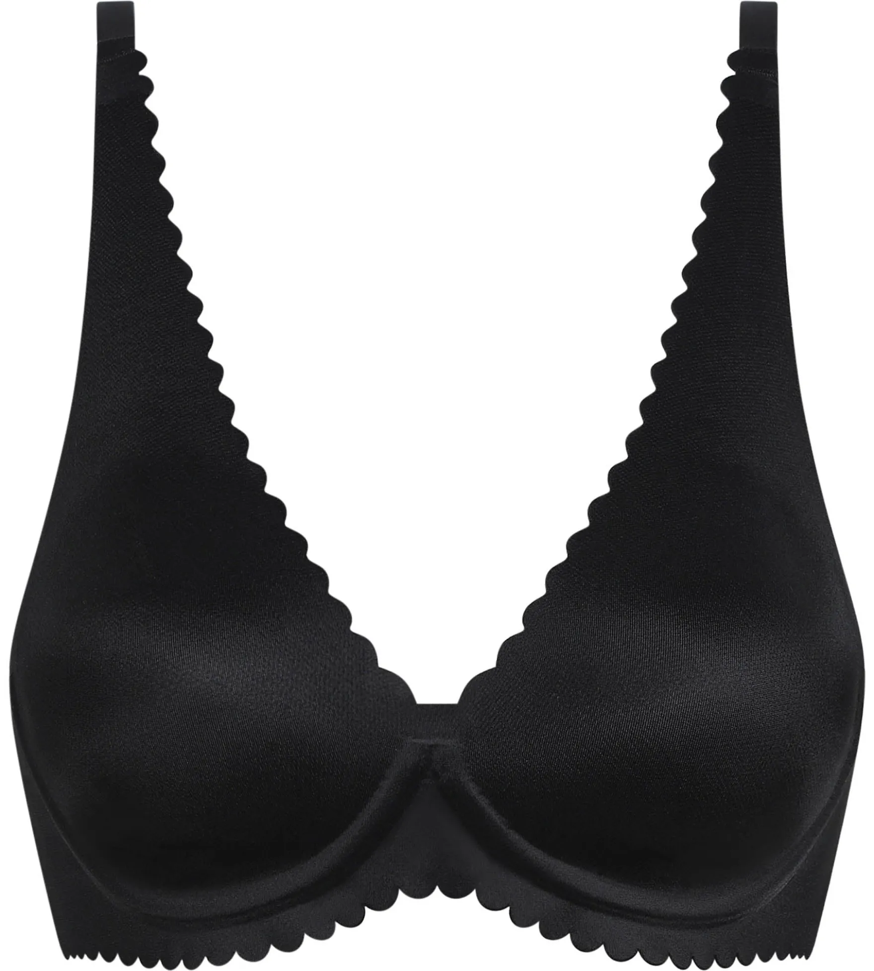 Soutien-gorge foulard à armatures en microfibre Noir Dim Body Touch