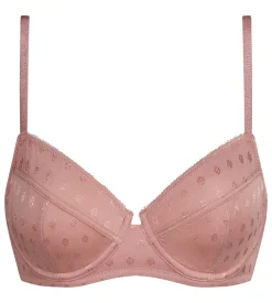 Soutien-gorge full cup en microfibre Rose à fleurs Cosy Time
