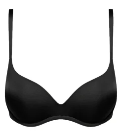 Soutien-Gorge Noir Push-Up en microfibre sans armatures InvisiFree