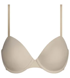 Soutien-gorge paddé à armatures en microfibre Nude Dim Invisible