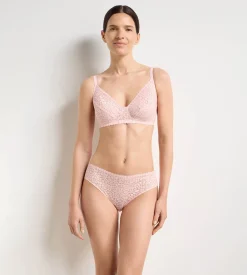 Soutien-gorge sans armatures rose pétale Daily Dentelle