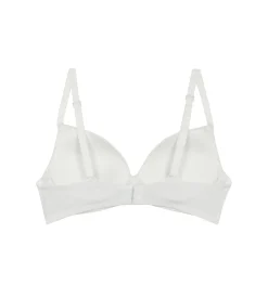 Soutien-gorge triangle Blanc à coques pour fille Dim Invisible
