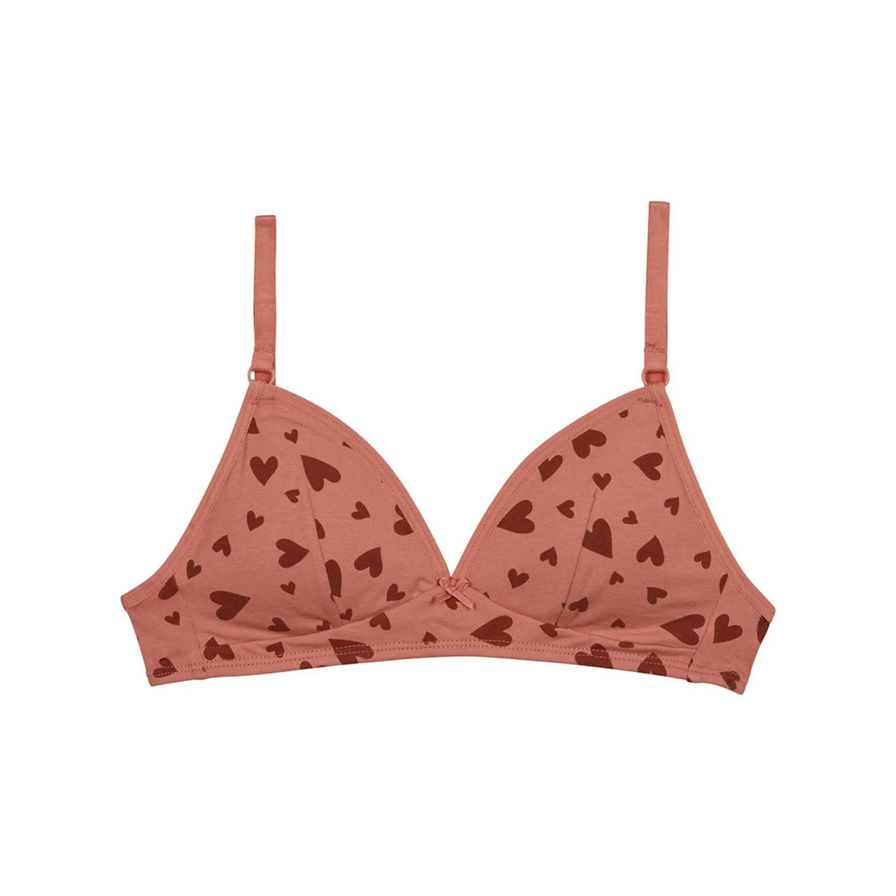 Soutien-gorge triangle coton stretch sans armature Coeurs Les Pockets