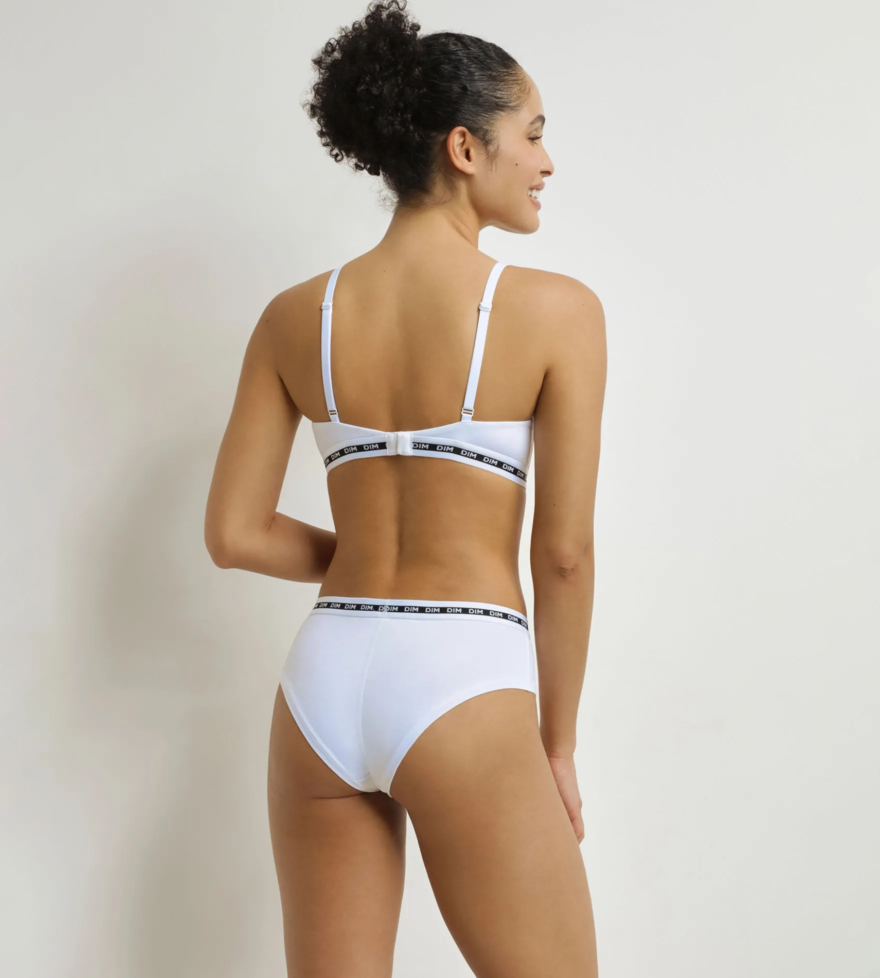 Soutien-gorge triangle paddé Blanc Dim Icons