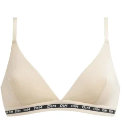 Soutien-gorge triangle sans armature en coton modal Beige Dim Icons Essentiel