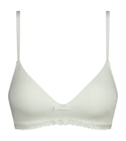 Soutien-gorge triangle sans armature Ivoire Daily Coton