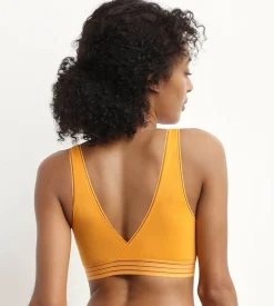 Soutien-gorge triangle sans armature en microfibre Jaune Oh My Dim’s