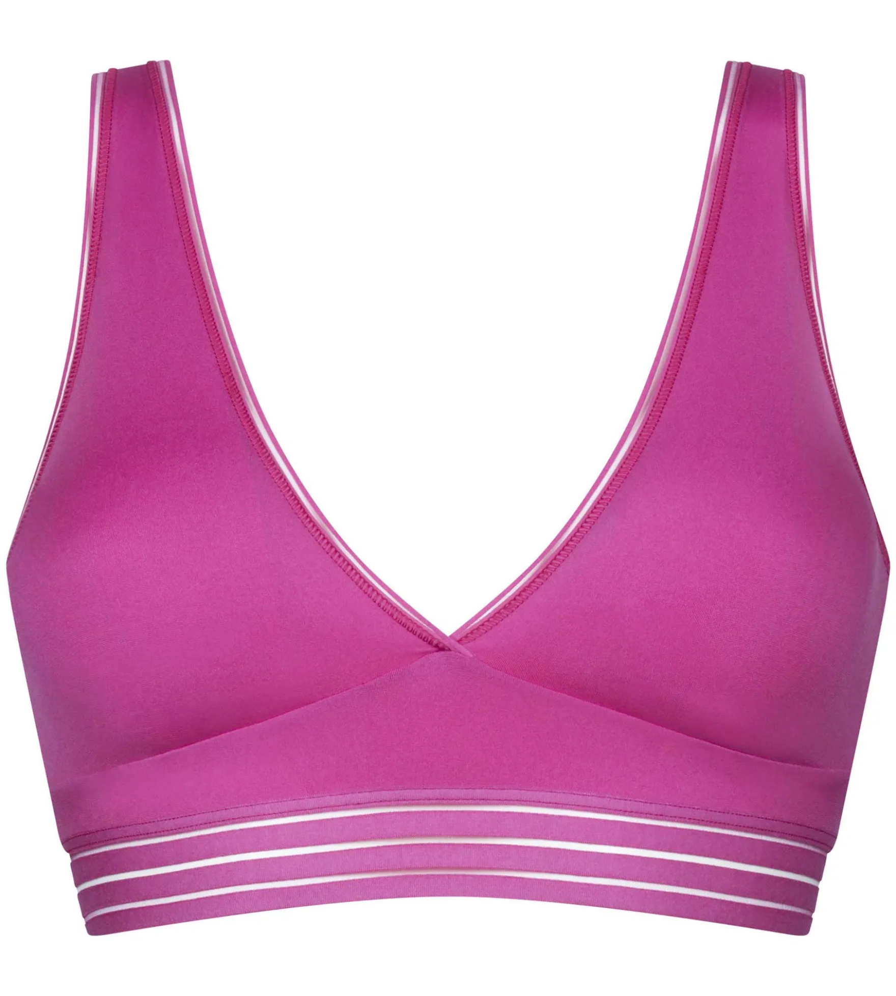 Soutien-gorge triangle sans armature en microfibre Fuchsia Oh My Dims