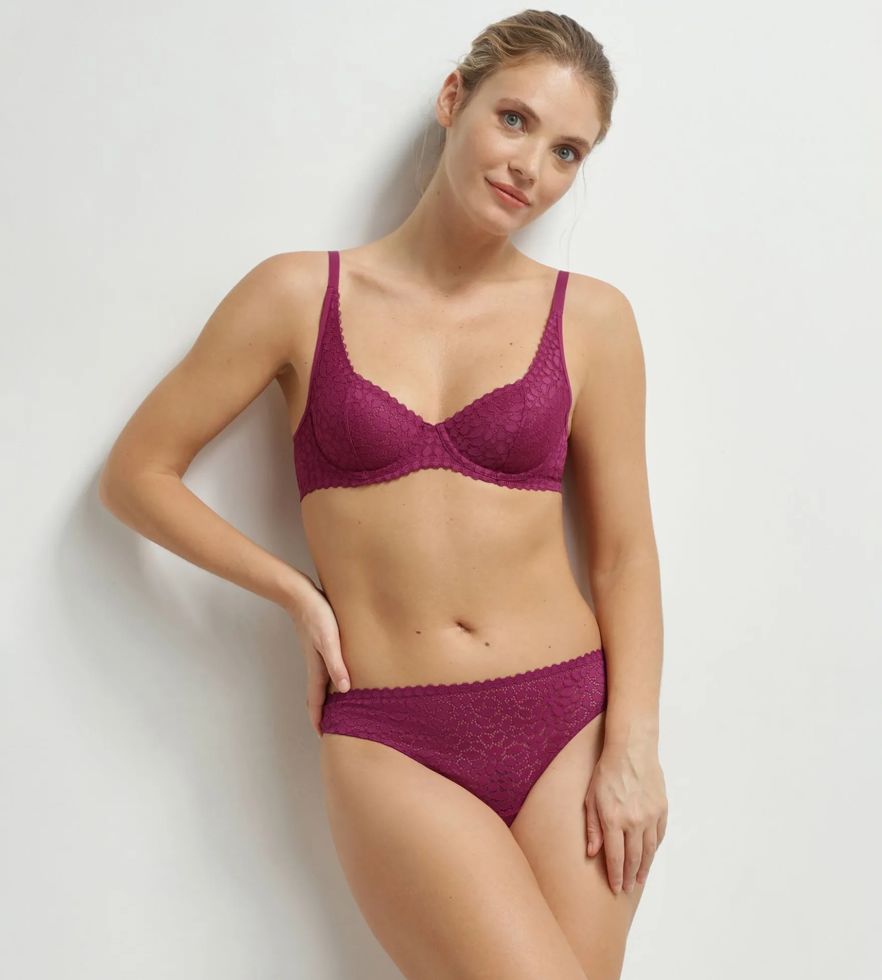 Tanga en dentelle Fruits des Bois Daily Dentelle