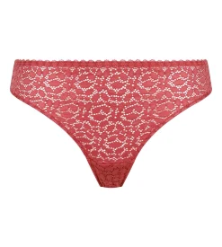 Tanga femme Silky Rose Dim Daily Dentelle