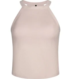 Top femme col américain brassière intégrée Rose Dim Summer