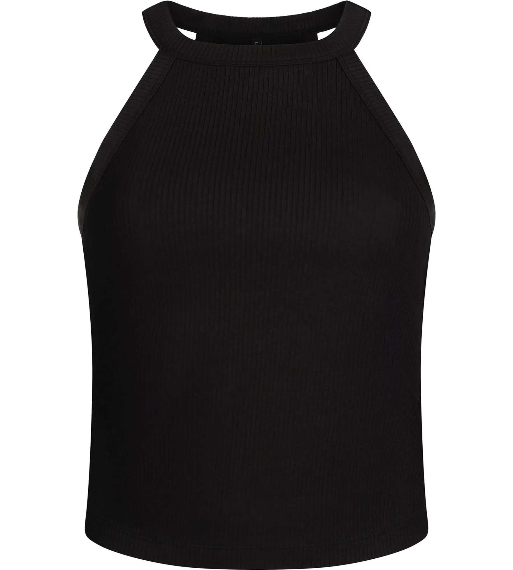 Top femme col américain brassière intégrée Noir Dim Summer