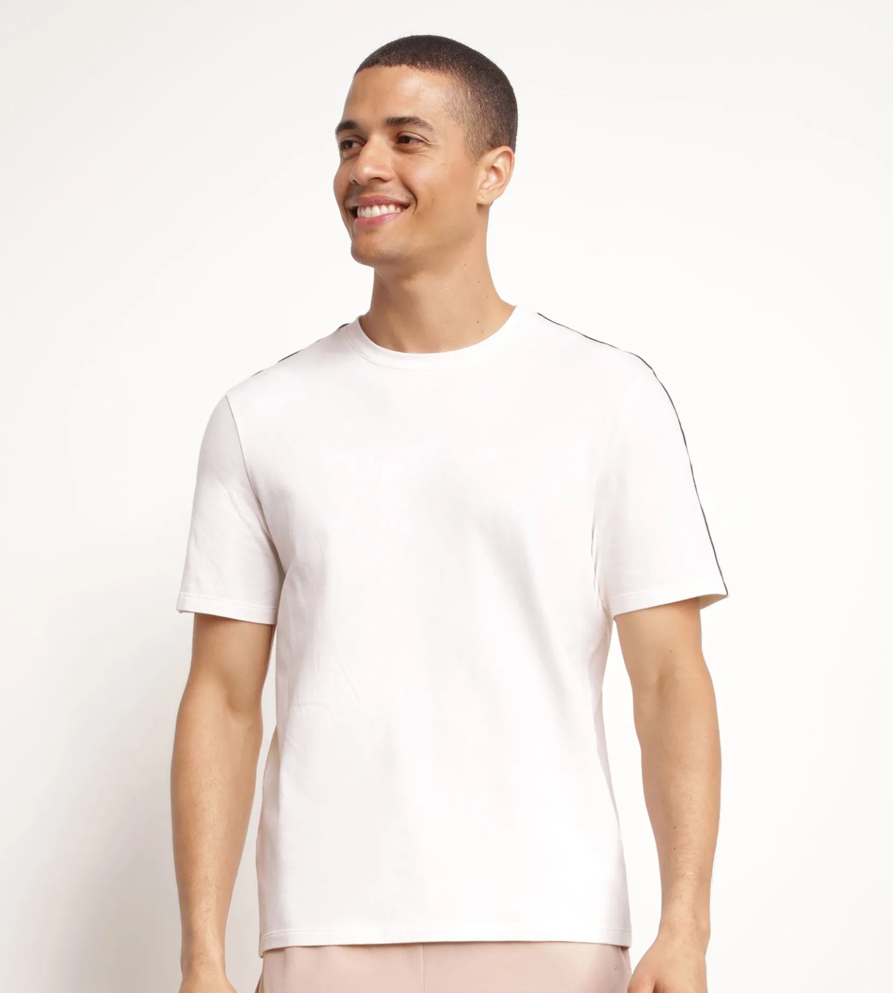 T-shirt de sport homme thermorégulateur en jersey Écru Dim Move