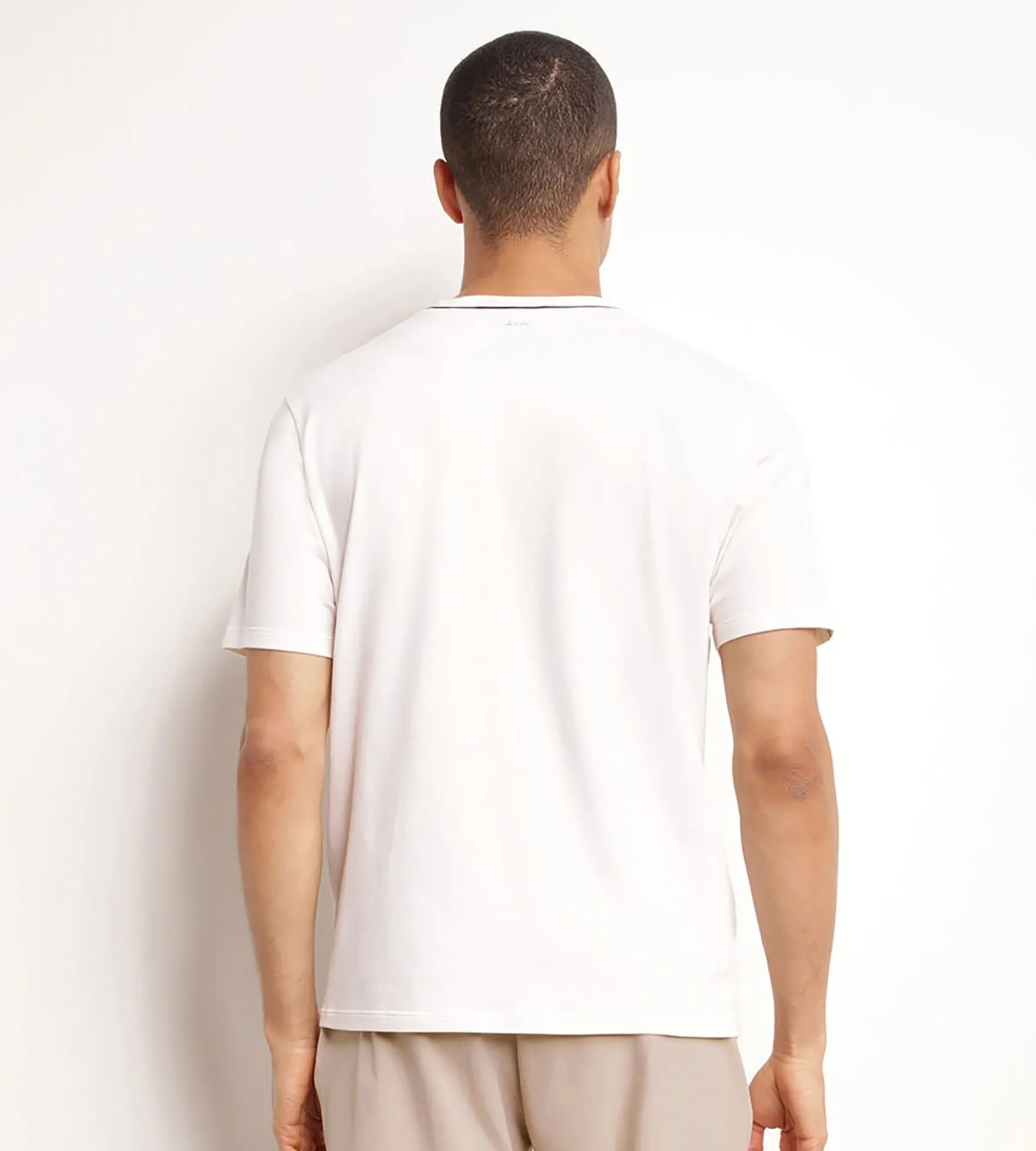 T-shirt de sport homme thermorégulateur en jersey Écru Dim Move