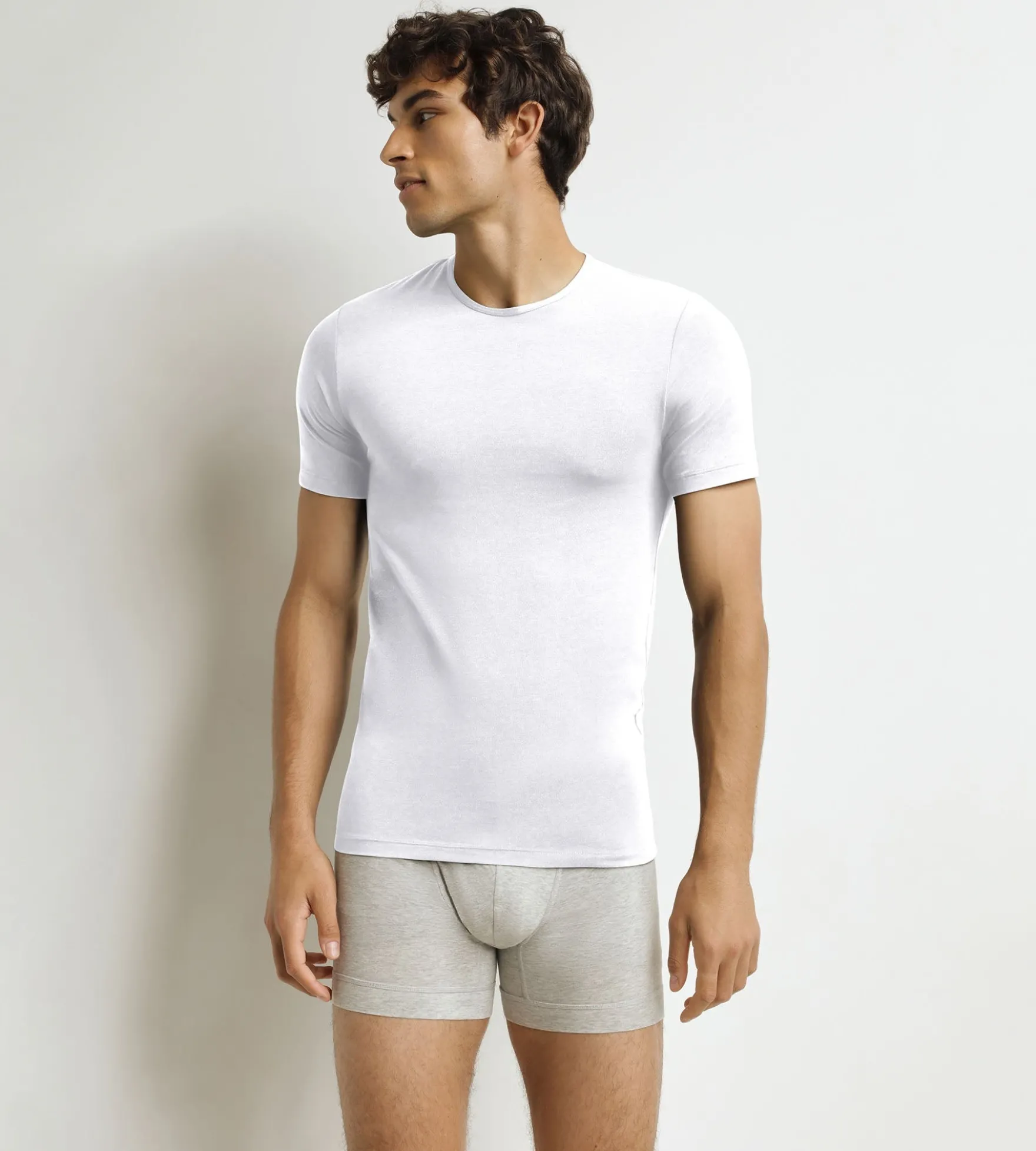 T-shirt homme à manches courtes Blanc Dim Thermal