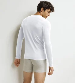 T-shirt homme à manches longues Blanc Dim Thermal